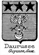 Daurusse Coat of Arms / Family Crest 0