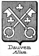 Dauven Coat of Arms / Family Crest 0