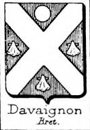 Davaignon Coat of Arms / Family Crest 0