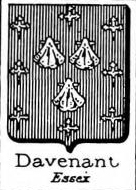 Davenant Coat of Arms / Family Crest 3