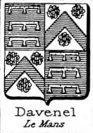 Davenel Coat of Arms / Family Crest 0