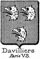 Davilliers Coat of Arms / Family Crest 0
