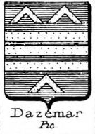 Dazemar Coat of Arms / Family Crest 0
