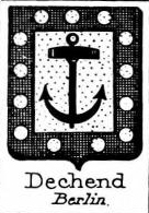 Dechend Coat of Arms / Family Crest 0