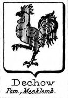 Dechow Coat of Arms / Family Crest 1