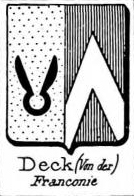 Deck Coat of Arms / Family Crest 3