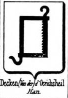 Decken Coat of Arms / Family Crest 6