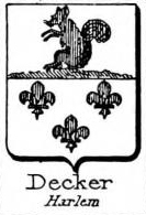 Decker Coat of Arms / Family Crest 2