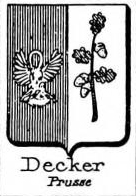 Decker Coat of Arms / Family Crest 4