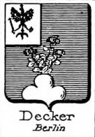 Decker Coat of Arms / Family Crest 5