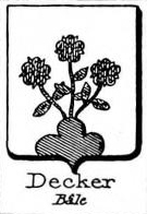 Decker Coat of Arms / Family Crest 7