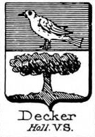 Decker Coat of Arms / Family Crest 8
