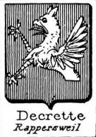Decrette Coat of Arms / Family Crest 0