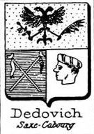 Dedovich Coat of Arms / Family Crest 0