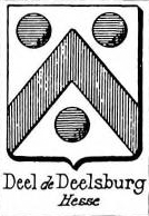 Deel Coat of Arms / Family Crest 0