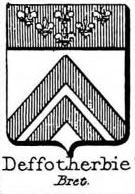 Deffotherbie Coat of Arms / Family Crest 0