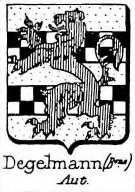 Degelmann Coat of Arms / Family Crest 1
