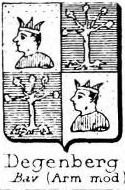 Degenberg Coat of Arms / Family Crest 2