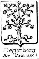 Degenberg Coat of Arms / Family Crest 1