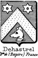 Dehastrel Coat of Arms / Family Crest 0