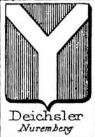 Deichsler Coat of Arms / Family Crest 1