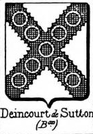 Deincourt Coat of Arms / Family Crest 1