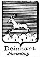 Deinhart Coat of Arms / Family Crest 0