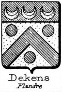 Dekens Coat of Arms / Family Crest 0