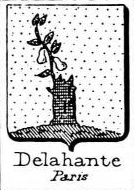 Delahante Coat of Arms / Family Crest 0