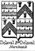 Delaval Coat of Arms / Family Crest 3