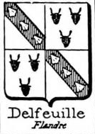 Delfeuille Coat of Arms / Family Crest 0