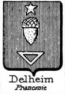 Delheim Coat of Arms / Family Crest 0