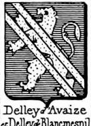 Delley Coat of Arms / Family Crest 0