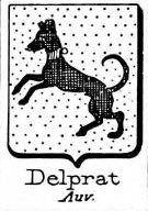 Delprat Coat of Arms / Family Crest 1