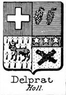 Delprat Coat of Arms / Family Crest 0