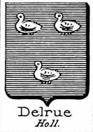 Delrue Coat of Arms / Family Crest 0