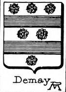Demay Coat of Arms / Family Crest 0