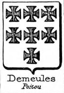 Demeules Coat of Arms / Family Crest 0
