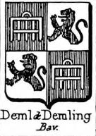 Deml Coat of Arms / Family Crest 1