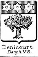 Denicourt Coat of Arms / Family Crest 0