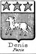 Denis Coat of Arms / Family Crest 6
