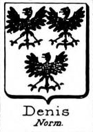 Denis Coat of Arms / Family Crest 10