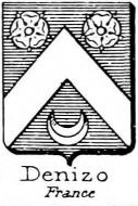 Denizo Coat of Arms / Family Crest 0