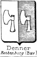 Denner Coat of Arms / Family Crest 2