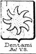 Dentami Coat of Arms / Family Crest 0