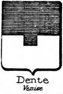 Dente Coat of Arms / Family Crest 1