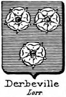 Derbeville Coat of Arms / Family Crest 0