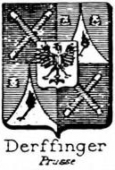 Derfflinger Coat of Arms / Family Crest 1