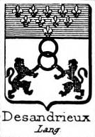 Desandrieux Coat of Arms / Family Crest 0