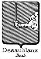 Desaublaux Coat of Arms / Family Crest 0
